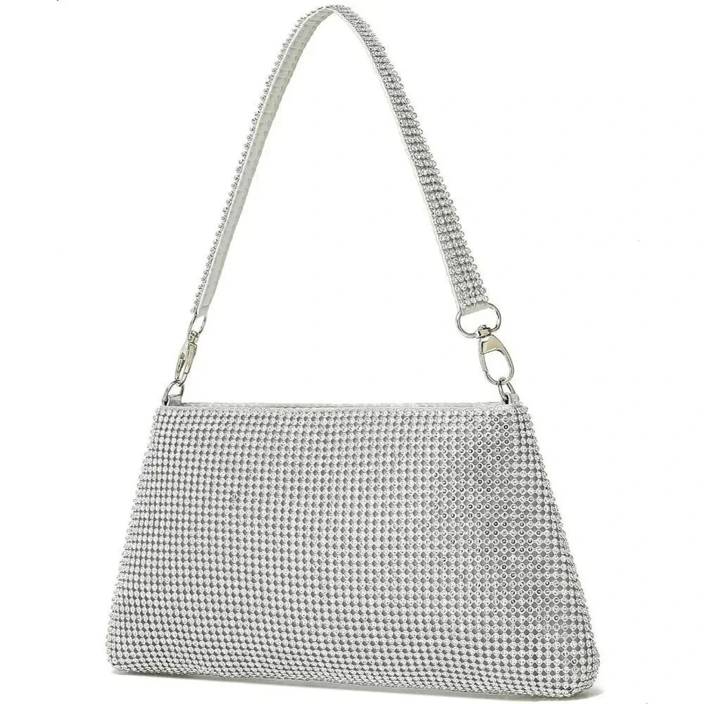 ❤️ YIKOEE Rhinestone Clutch  Purses for Women Bling Evening Bag